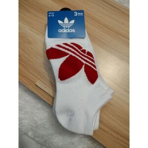 Adidas Men's Logo Ankle Socks Multi-Pack 3 Pair  One Size Fits Most 🆕